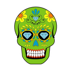 Green Sugar Skull