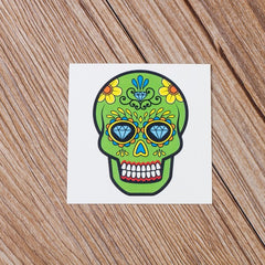 Green Sugar Skull