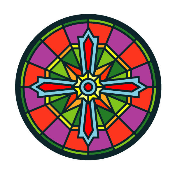 Cross Stained Glass