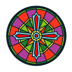 Cross Stained Glass